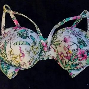 Forever 21 Plus Floral Bikini Top